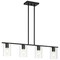 Access Lighting Oslo, LED Linear Pendant, Matte Black Finish, Clear Glass 62586LEDDLP-MBL/CLR - alternate 1